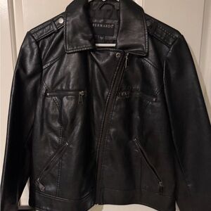 Bernardo Men's Black Moto Jacket